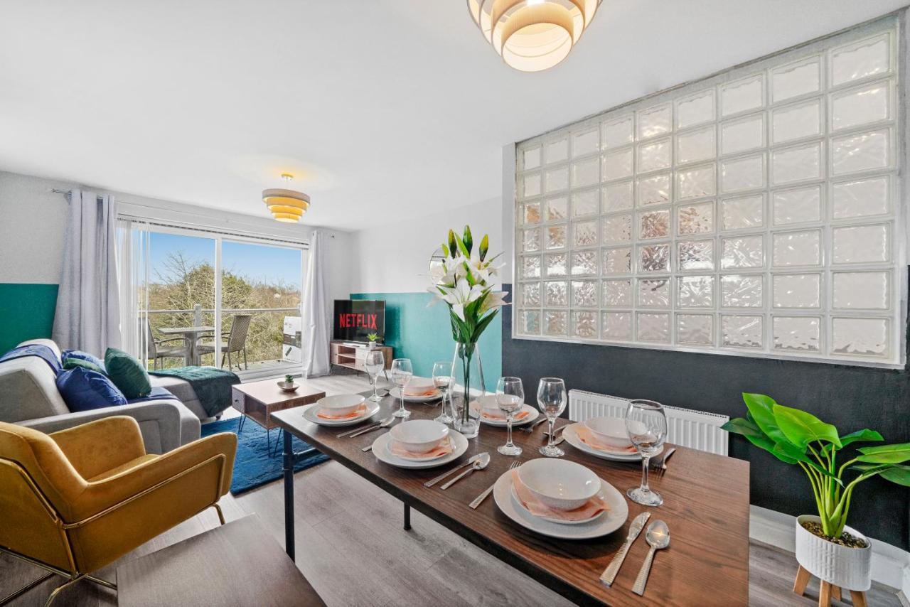 Leek Wootton The Stylish Warwick Abode - Balcony - Garden 빌라 외부 사진