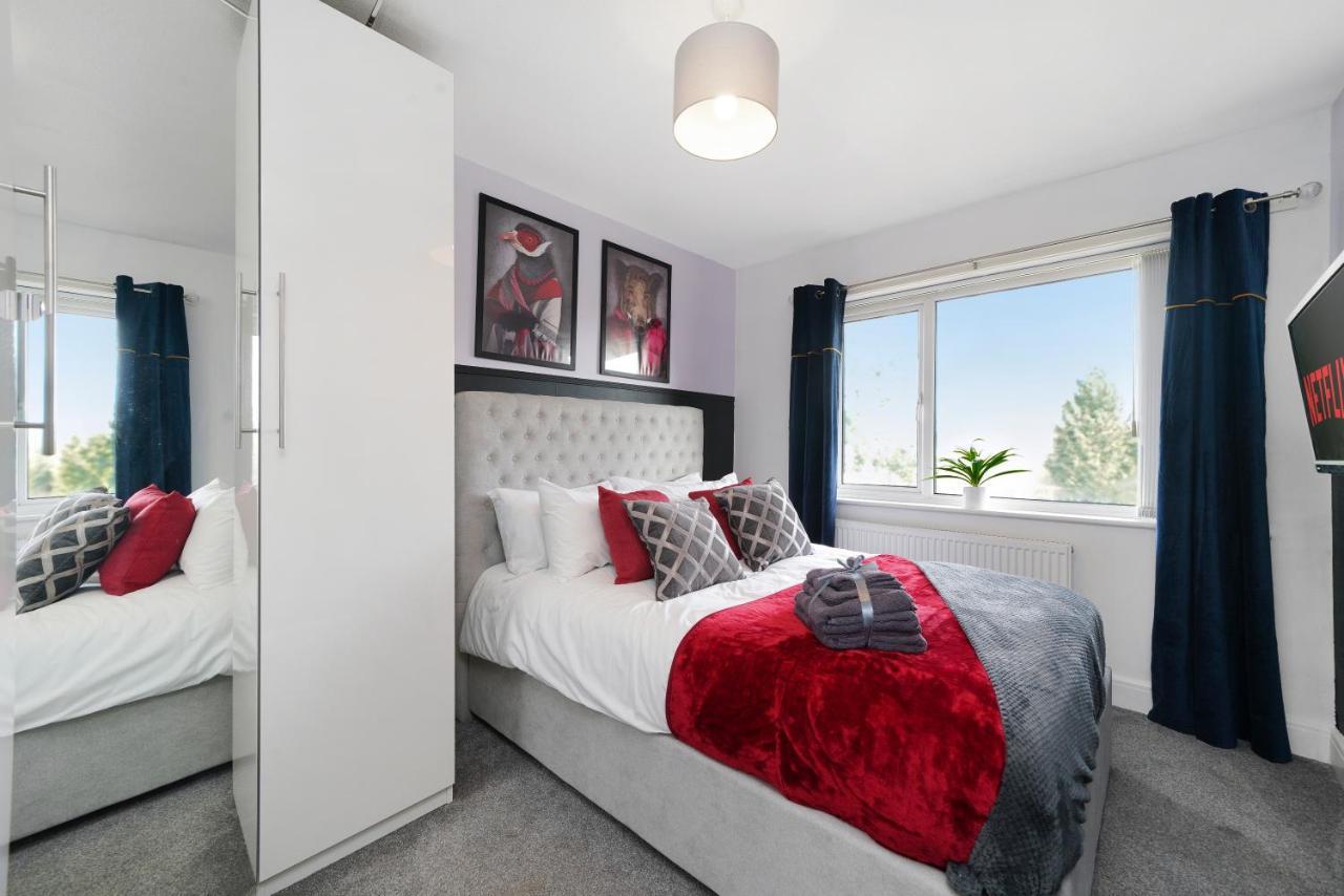 Leek Wootton The Stylish Warwick Abode - Balcony - Garden 빌라 외부 사진